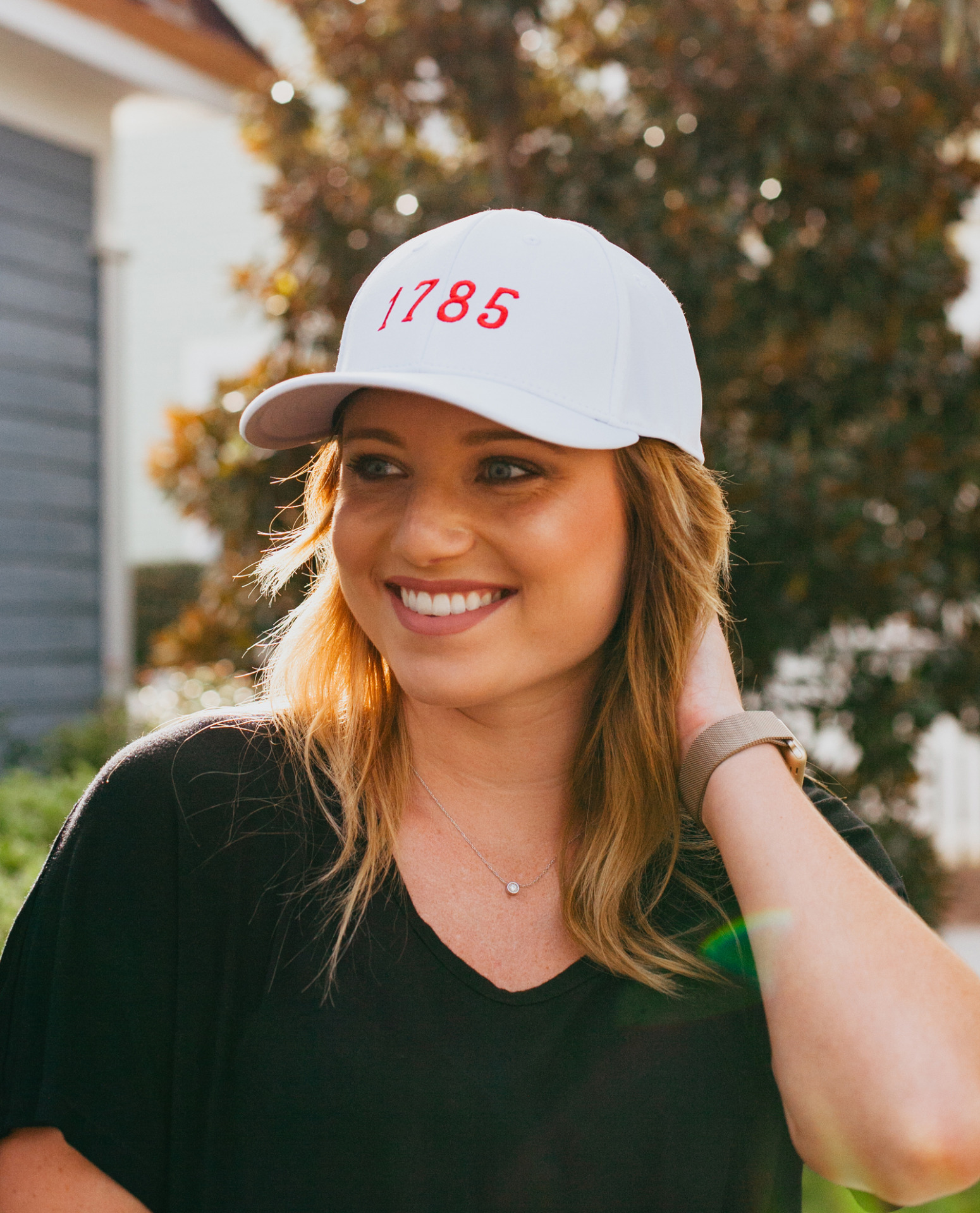 EST 1785  Athens, Georgia White Feather Fit Hat - Land of Thee