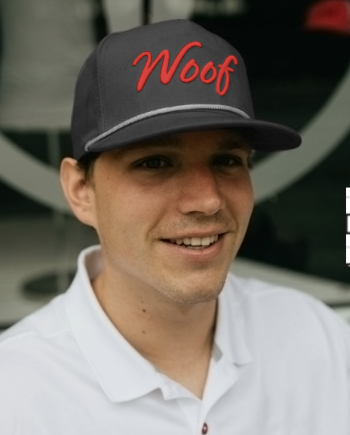 Woof | Athens, Georgia Black Old School Roper Hat
